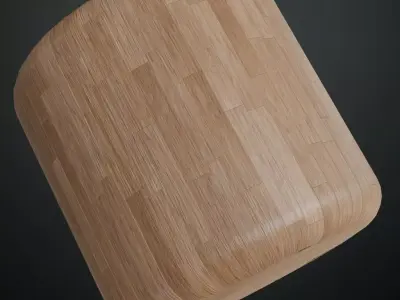 Natural Knotty Pine Wood PBR Texture