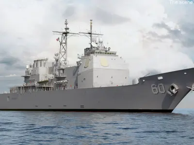  Arleigh Burke Class Destroyer USS CG-57 