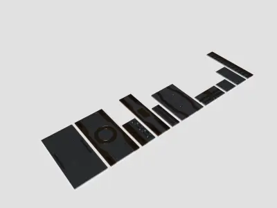 Sci Fi Panels Pack 3D model