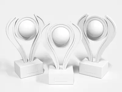 Innovation Trophy award 3D model