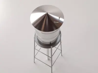 Water Tower 3D model