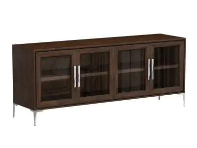 BENOIT GLASS 4-DOOR SIDEBOARD 3D model