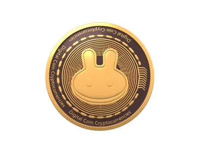 PancakeSwap Coin v3 005 3D model