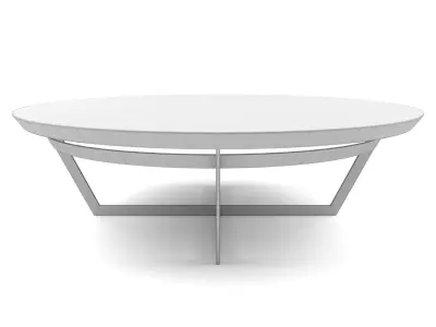 Four Hands - Felix Round Coffee Table Low-poly 3D model