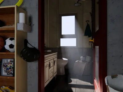 bathroom interior 3D model