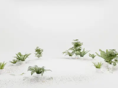 CYCLORAMA PHOTOSHOOT STUDIO WHITE - Realistic PBR environment 3D model