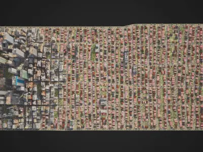 City R6 MAYA Low-poly 3D model