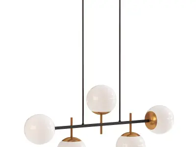 Alluria Linear Pendant 3D model