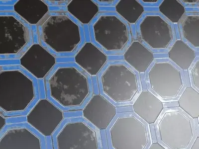 Dark Seamless Fine Diamond Plate Metal PBR Texture Texture