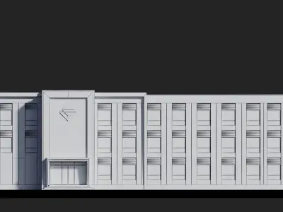 Office Building ID005 3D model