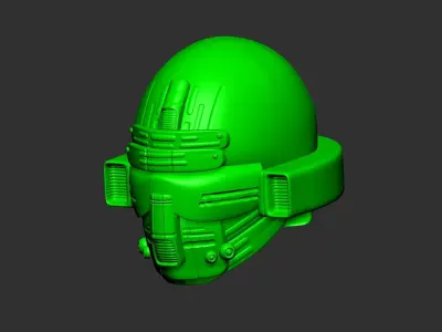 helmet high poly sculpt 3d printable ver 7 3D model 3D model 141
