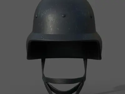 Helmet military Scifi combat soldier armor scifi fantasy 3d  Low-poly 3D model