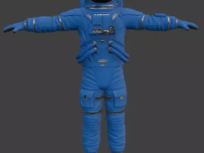 Spacesuit Astronaut EVA Suit 3D Model High Detail PBR 3D model