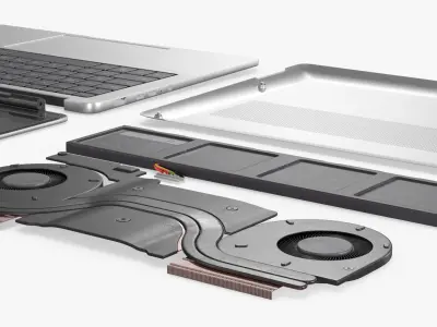  HP EliteBook X G1a Laptop Disassembled View 