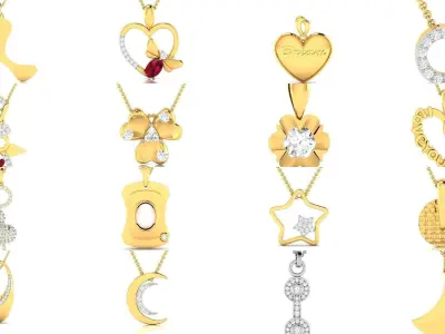 49 kids light wt pendant  3D Model Pack