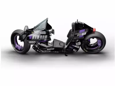 Cyberpunk motorcycle Random Represent 3D model