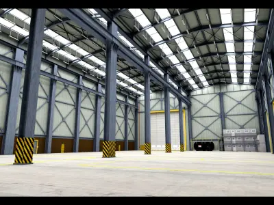 Factory Building- Vol 05- High detail 3d models 3D model