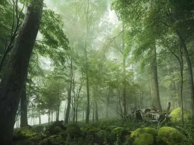 Archmodels vol 154 - high quality plants and trees model 3D model