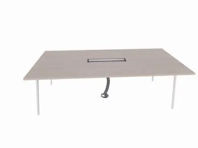 Conference Room 8 pax Low-poly 3D model