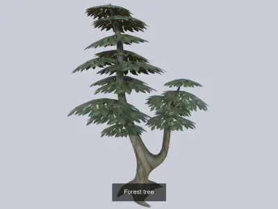 Tree collection 3D Model Pack