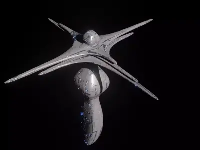 Alien Spacebase 3D model