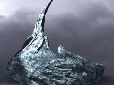Ice Storm Rocks 1 3D model