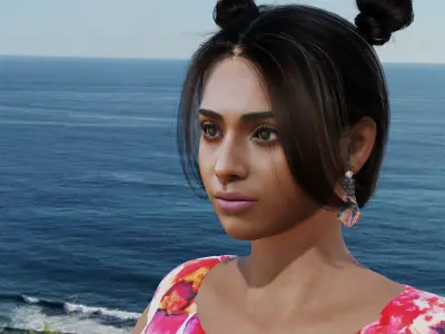 Beautiful Girl 3D model