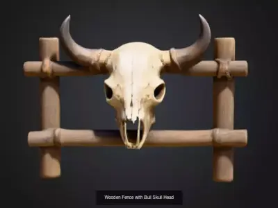 Orc Warcamp Tribal Structures And Ritual Props 3D Model Pack