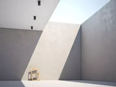 White smooth concrete wall texture large surface Texture