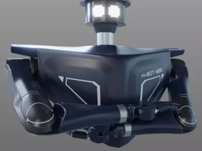 Cartoon Sci-fi Robot 3D model