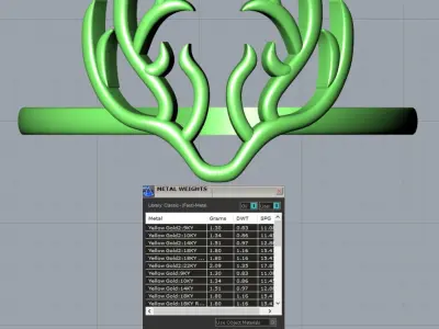 10 Light Wt Rings Printable 3d model 3D print model