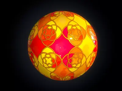 window 3 pattern - VOL 02 - Maps - SBSAR Texture