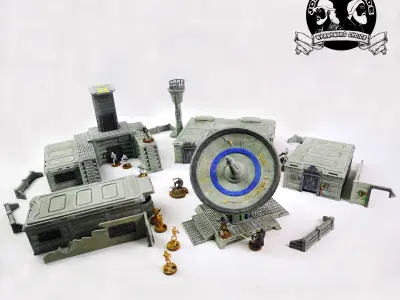 30STLs Conqueror Camp Set 3d printable Legion wargaming terrain  Free 3D print model