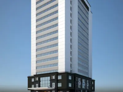 Office house 05 3D model