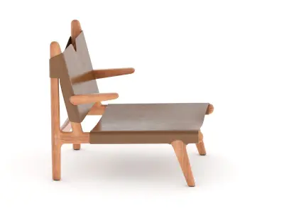 Plume Chair 3D model