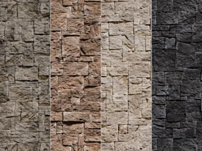 Stone walls Material - Collection Texture