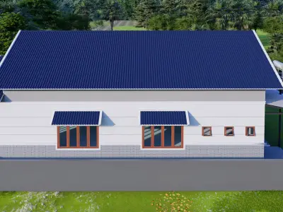 House 1 Floor  3D model