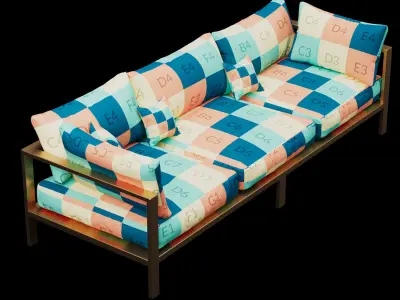 Sofa outdoor furniture  3D model