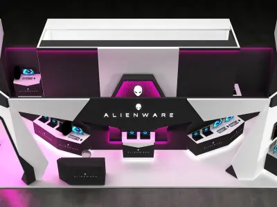 Exhibition Booth Stall Design 3D model
