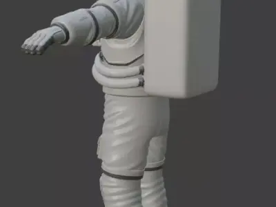 SPACESUIT Astronaut EMU SAFER 3D model 3D model