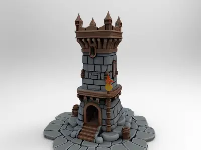 medieval monuments 3D print model