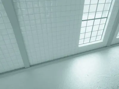 small warehouse raum H1 can be connected to the modern raum H2 Low-poly 3D model