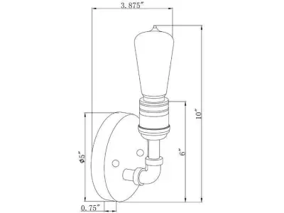 Kayo Armed Sconce 3D model