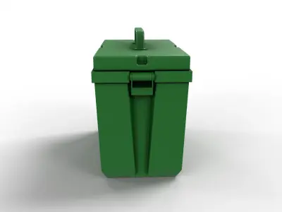 Furniture Outdoor storages Garden Storage Box Low-poly 3D model