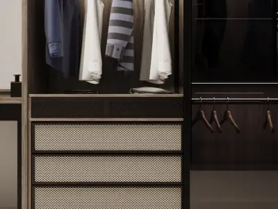 wardrobe dressing room 3D model