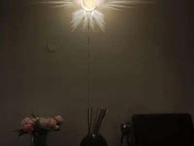 Cute Owl wall lamp 3D print model