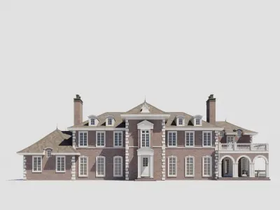 Build010 mansion 3D model