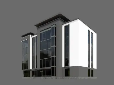 Office Building ID043 3D model