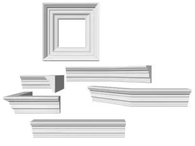 Moulding decorative mouldings and cornices 3D model