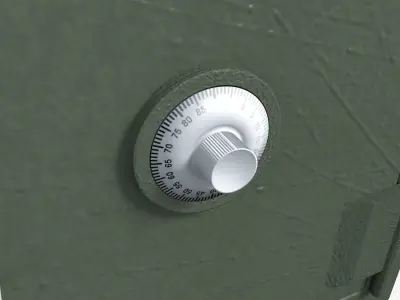 Safe and Sacks of Money 3D model